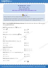 Đề thi học kì 2 Toán 11 Kết nối tri thức - Đề số 9